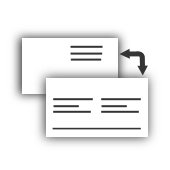 Carte Correspondance - two-sided